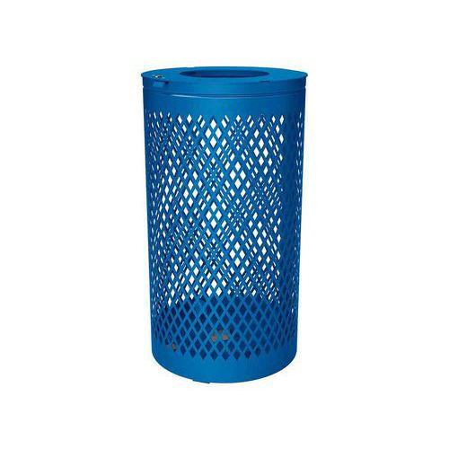 Poubelle Losange 120 L - galva bleu 5010 thumbnail image 1