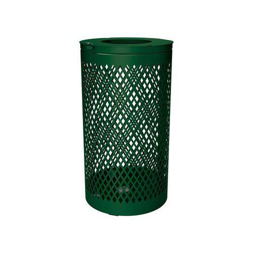 Poubelle Losange 120 L - galva vert 6005 thumbnail image 1