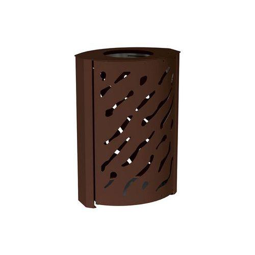 Poubelle Venise 120 L - galva marron 8017 thumbnail image 1