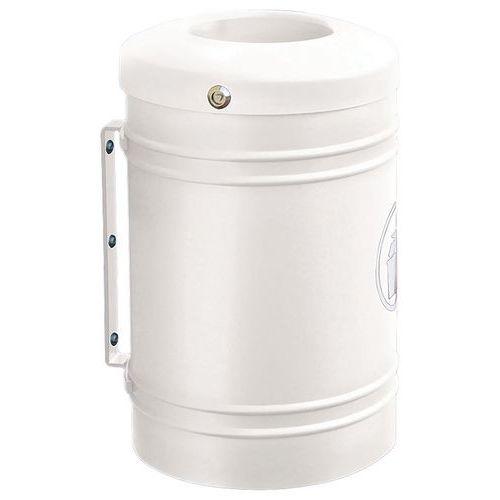 Poubelle Esterel murale 40 L - blanc 9010 thumbnail image 1