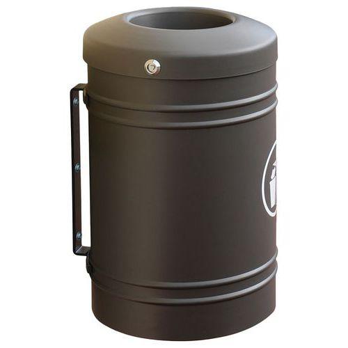 Poubelle Esterel murale 40 L - gris Procity thumbnail image 1
