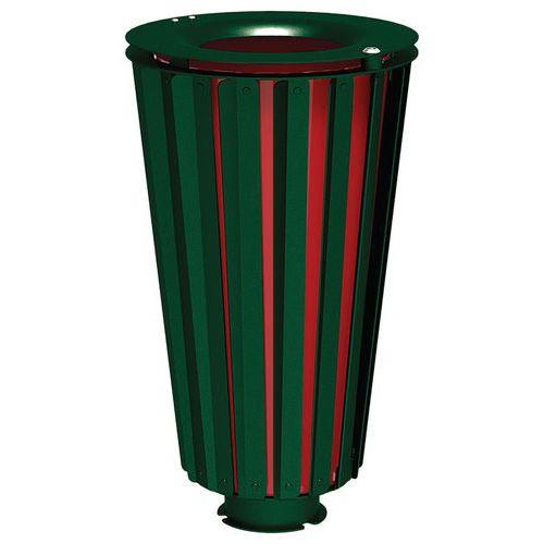 Poubelle Lofoten 80 L acier avec seau peint - Procity thumbnail image 1