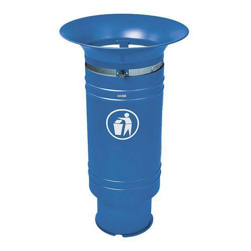 Poubelle Cévennes 60 L avec seau - bleu 5010 thumbnail image 1