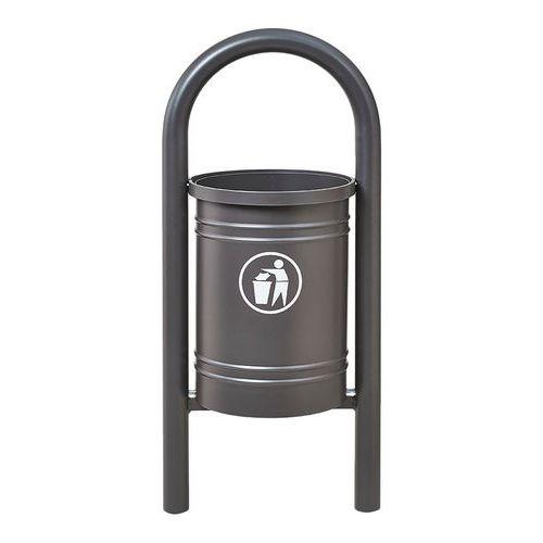 Illustration de : Poubelle Vercors 40 L avec seau - Procity