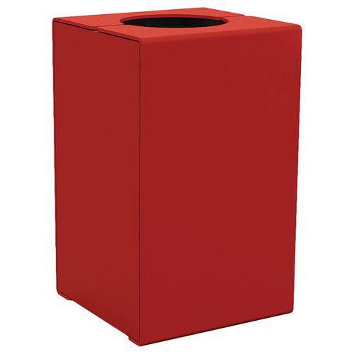 Poubelle Kub 120 L acier - rouge foncé 3004 thumbnail image 1
