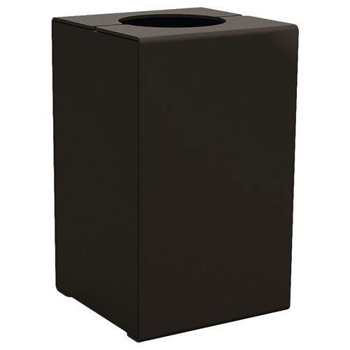 Poubelle Kub 120 L acier - noir 9005 thumbnail image 1