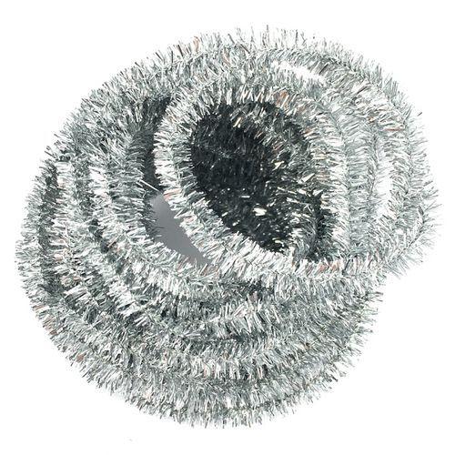 Écheveau 10 m chenille scintillante 6 mm - argent thumbnail image 1