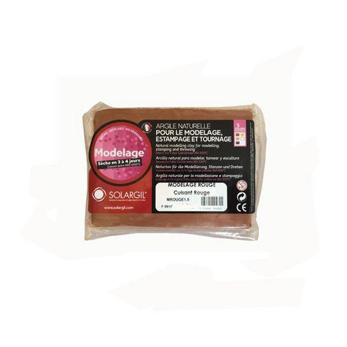Pain 1,5 kg argile - rouge thumbnail image 1