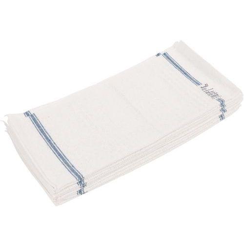 Lot de 10 serpillères coton bouclé blanc L/l 60x50 cm thumbnail image 1