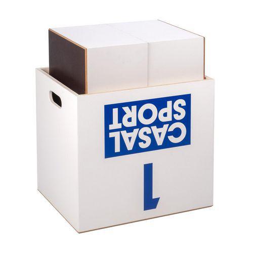 Illustration de : 3 podiums en bois encastrables - Casal Sport