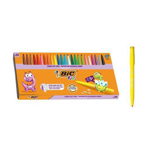 Boîte 24 feutres grosse pointe Visacolor Bic thumbnail image 1