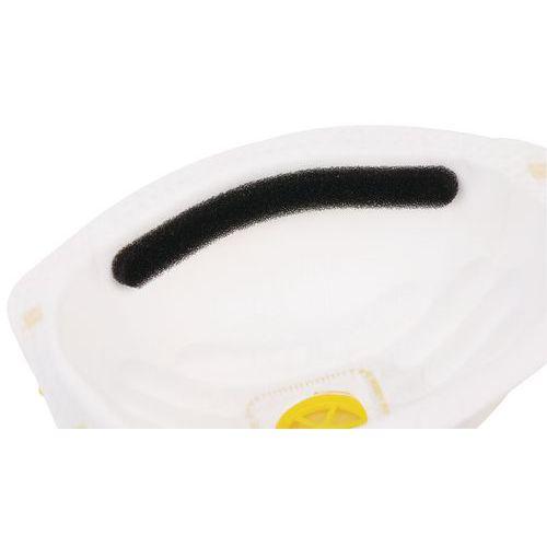 Illustration de : Demi-masque respiratoire coque à usage unique FFP1 - Manutan Expert