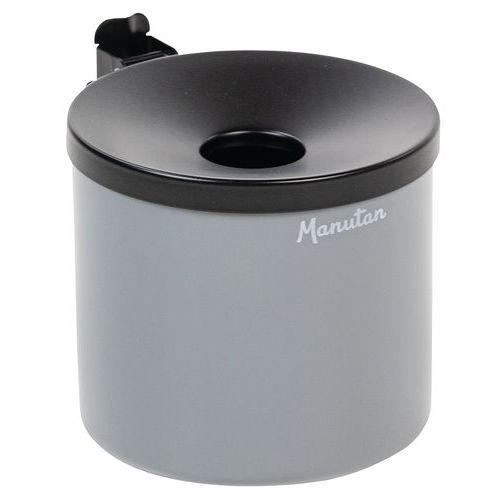 Cendrier mural Manutan - 1.5L - Gris thumbnail image 1