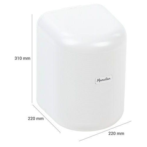 Illustration de : Distributeur bobine - ABS recyclé - Manutan Expert