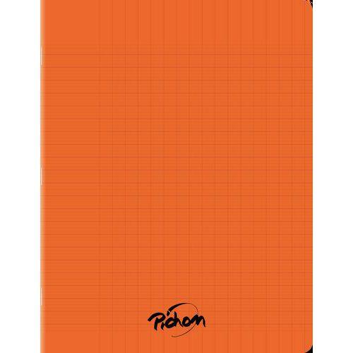 Cahier polypropylène 96 pages Seyes 17x22 cm 80g orange thumbnail image 1