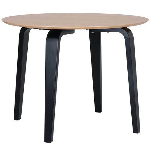 Table réunion Nora Ø 100 cm Chêne/Noir thumbnail image 1