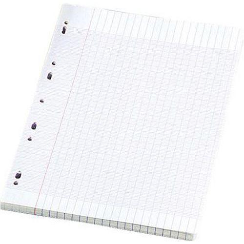 Illustration de : Etui 100 feuillets recharge classeurs A4 seyes blanc - Pichon