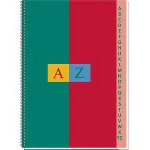 Illustration de : Répertoire reliure hélicoïdale 180 pages 17x22 cm 70g 5x5 - Conquerant