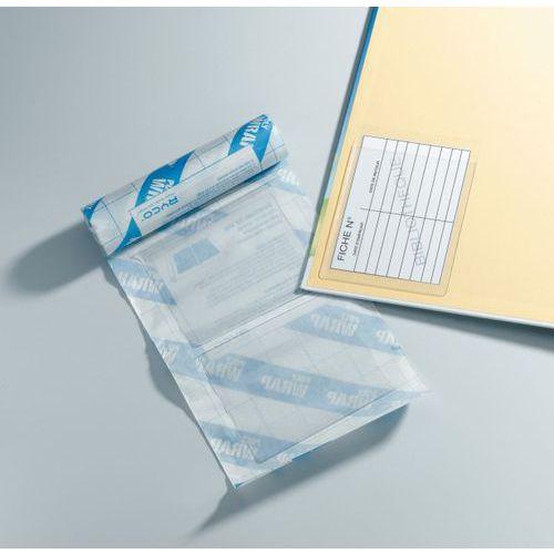 Illustration de : Matériel bibliothèque : pochette porte fiche adhésive PVC 80 µ