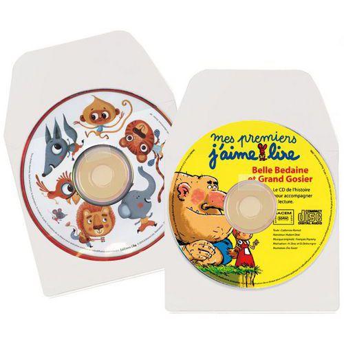 Illustration de : Pochette adhésive CD, DVD - Djois made by Tarifold