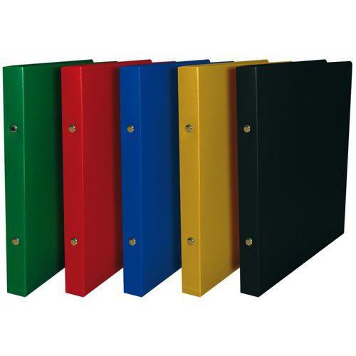 Illustration de : Classeur 17x22 cm polypropylène 2 anneaux dos 20 mm - Purple