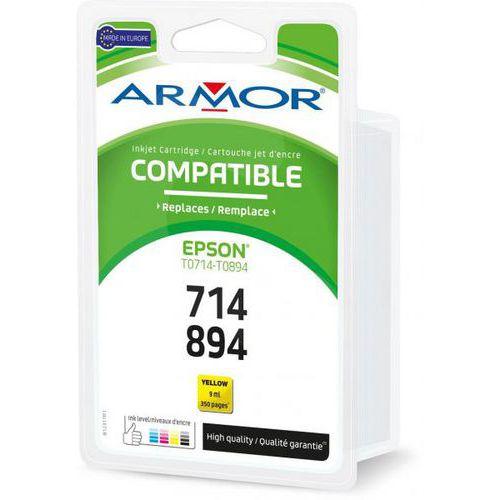 Cartouche encre couleur 1jet0183 compatible Epson C13T07144012 - jaune thumbnail image 1