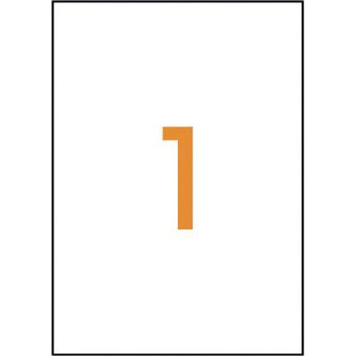 Illustration de : Boîte 100 étiquettes 297 x 210 mm - Apli