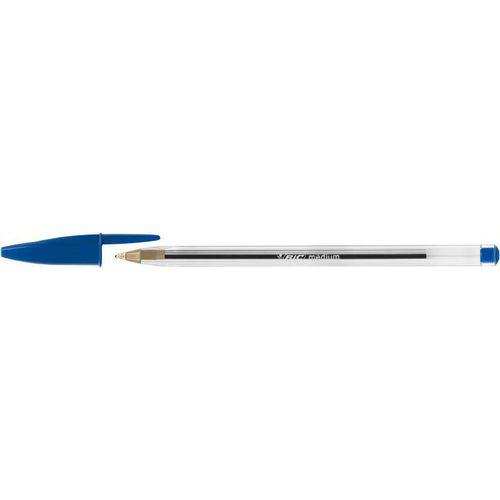 Stylo bille Bic Cristal pointe moyenne - bleu thumbnail image 1