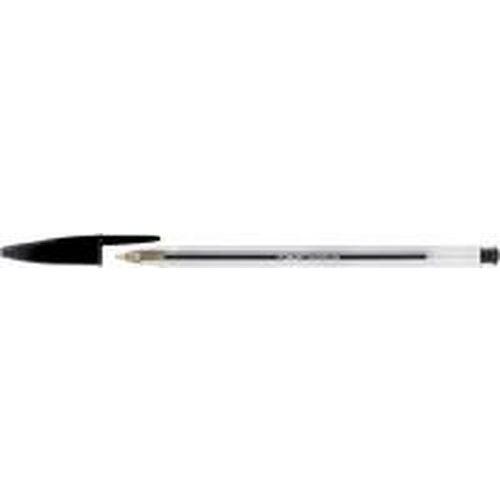 Stylo bille Bic Cristal pointe moyenne - noir thumbnail image 1