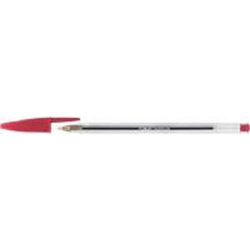 Stylo bille Bic Cristal pointe moyenne - rouge thumbnail image 1