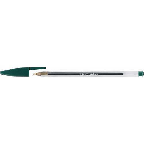 Stylo bille Bic Cristal pointe moyenne - vert thumbnail image 1