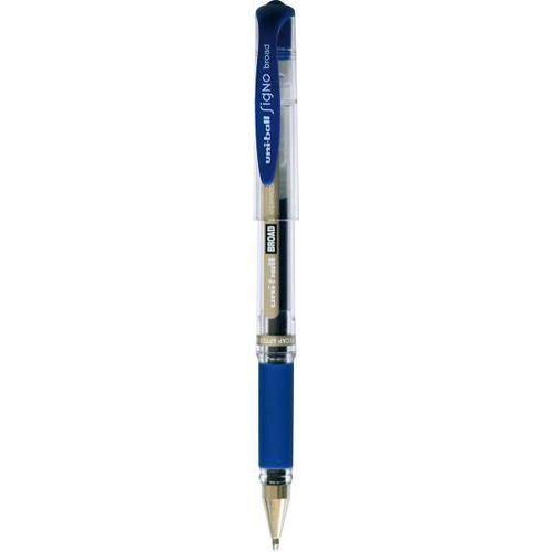 Stylo bille encre gel Signo Gel Broad Uni-ball Ecriture large - Bleu thumbnail image 1