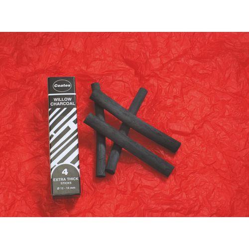 Illustration de : Gros fusain spécial maternelle diamètre 12 mm - Coates