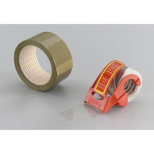 Illustration de : Rouleau plastique adhésif brun