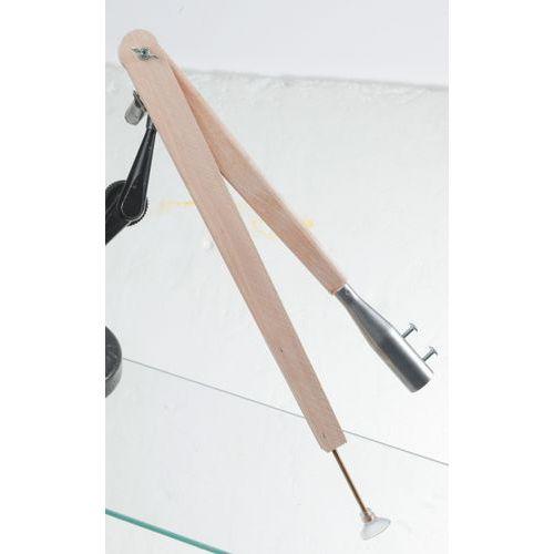 Illustration de : Compas bois à ventouse porte feutre - L'arboiserie