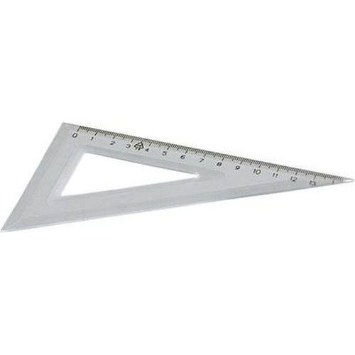 Illustration de : Equerre plastique 15 cm, 60° - Purple