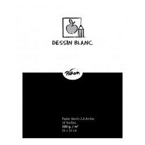 Feuille blanc Ja Canson 200g - 25x32 cm (Pochette de 10) thumbnail image 1