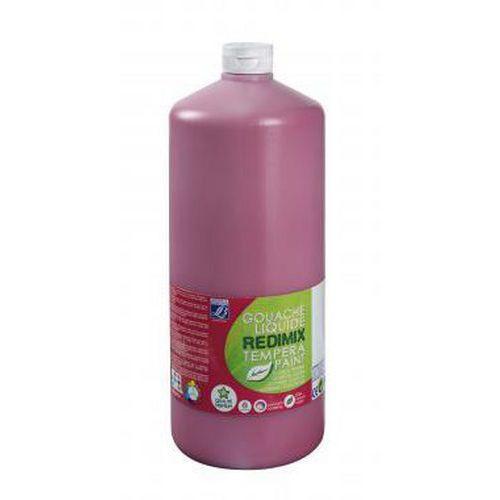Flacon 2 litres gouache redimix lefranc bourgeois - rouge primaire (magenta) thumbnail image 1