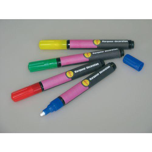 Illustration de : Pochette de 8 feutres pointe fine - Pichon