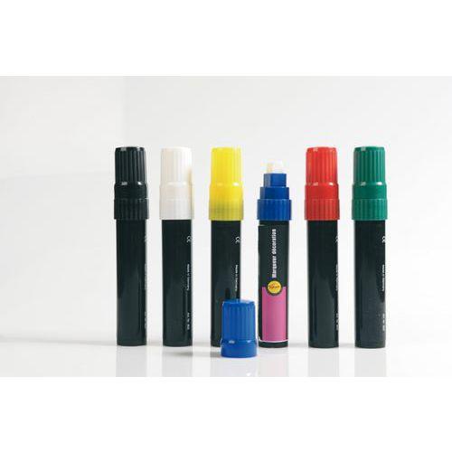 Illustration de : Pochette 6 marqueurs à la craie liquide pointe 15mm - Pichon