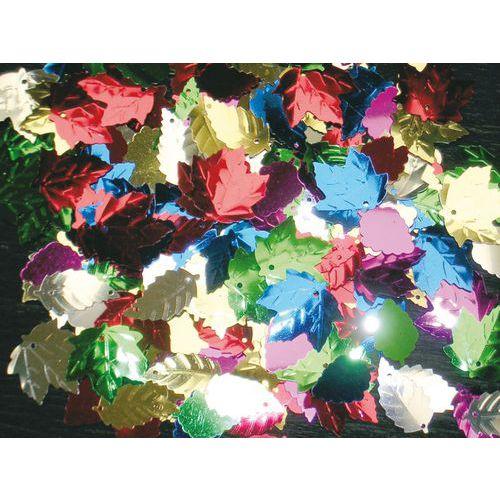 Illustration de : Bocal 100 g sequins feuilles d’arbres