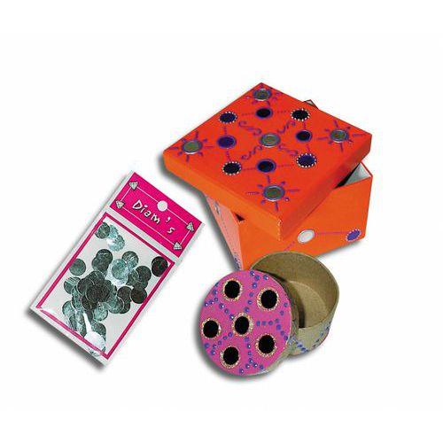 Illustration de : Sachet 600 miroirs plastique argent