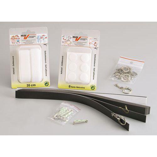 Illustration de : Pastille diamètre 20mm, 1 face aggripante, 1 face adhésive