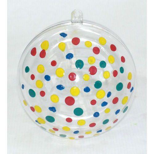 Illustration de : Boule de noël plastique 80 mm