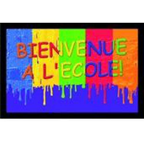 Illustration de : Paillasson thème bienvenue