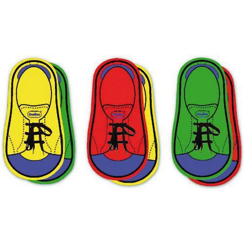 Illustration de : Les chaussures à lacer