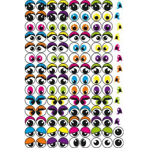 Pochette de 594 gommettes yeux . thumbnail image 1