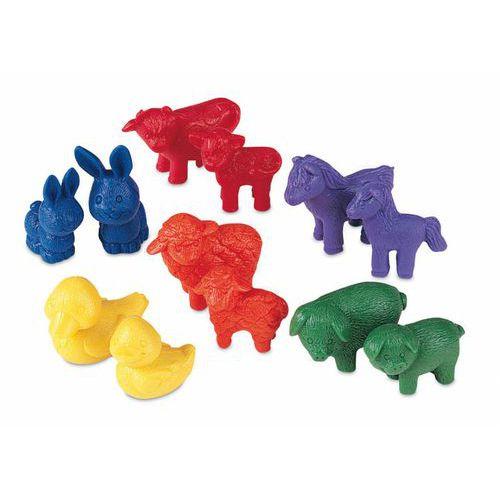 Illustration de : Les animaux de la ferme à trier - Learning ressources