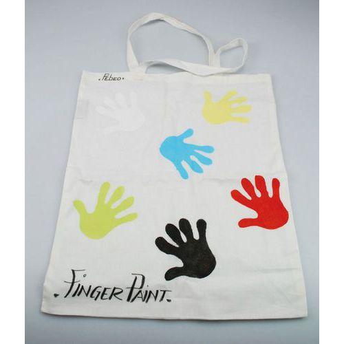 Illustration de : Sac shopping enfant en coton naturel à décorer 37 x 42 cm