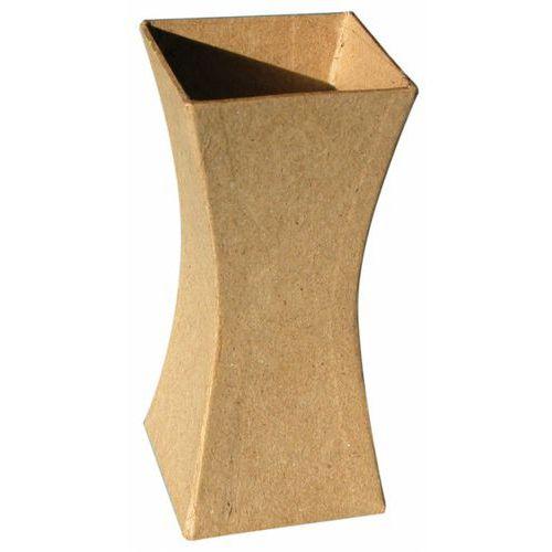 Illustration de : Vase en carton base carrée 123x56x56mm